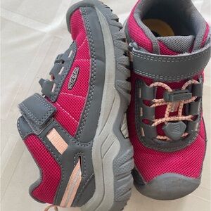 Keen, Targhee Sport Hiking Shoes (Little Kid) pink 10